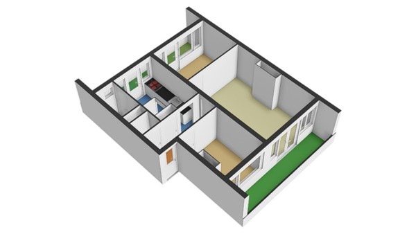 Floorplan - Boeierstraat 17D, 3028 XA Rotterdam